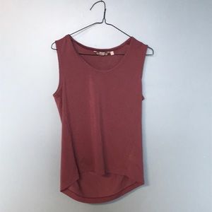 Athleta Mauve Scoop Neck Tank
